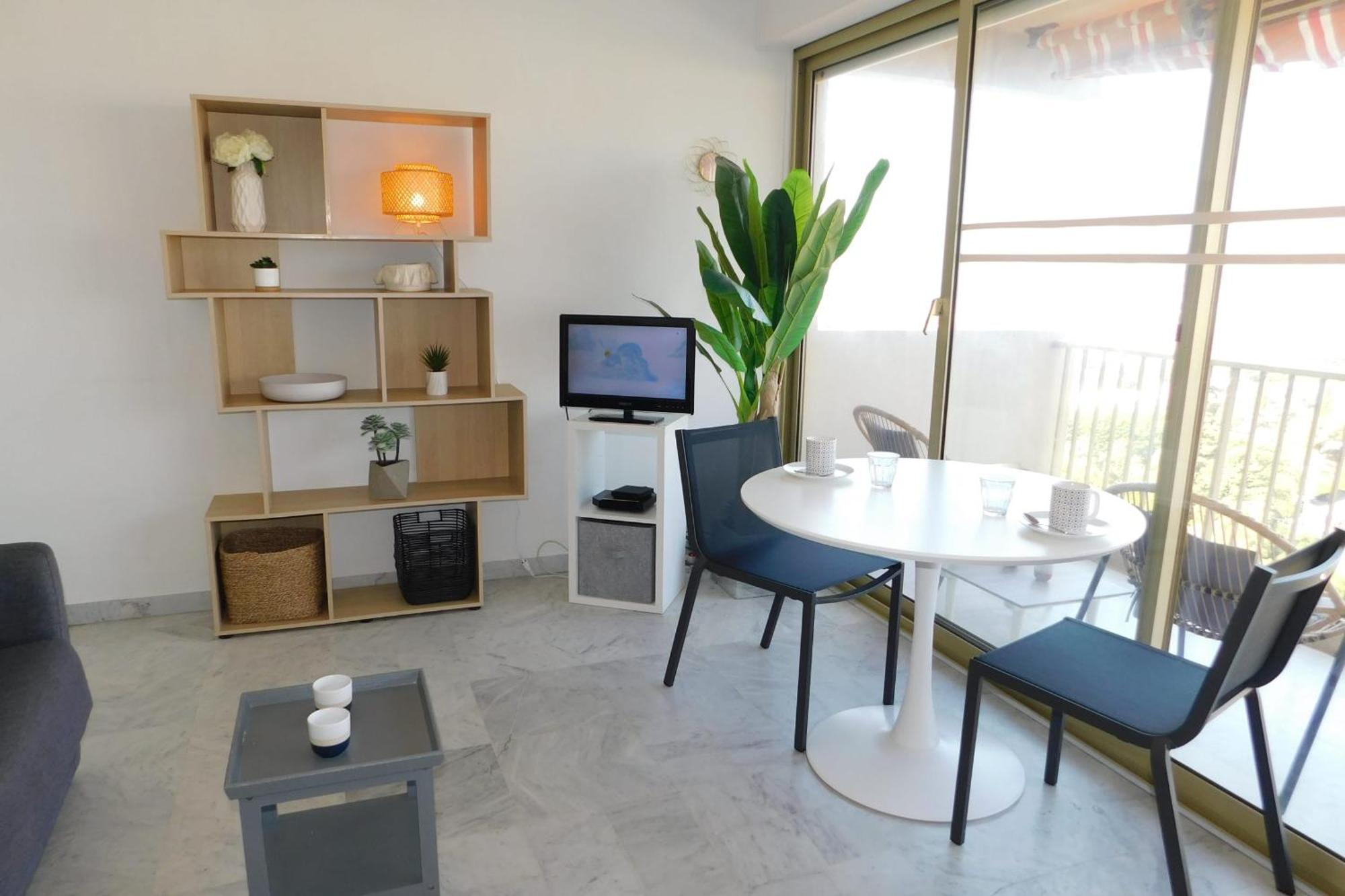 Ferienwohnung Charming T2 Eden Park With Swimming Pool Private Parking Juan-les-Pins Exterior foto